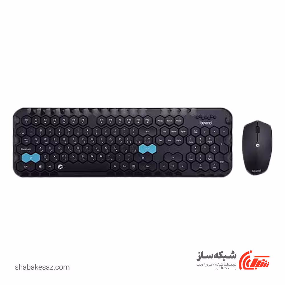 قیمت و خرید کیبورد و ماوس بیاند Beyond BMK-8300RF بی سیم - شبکه ساز