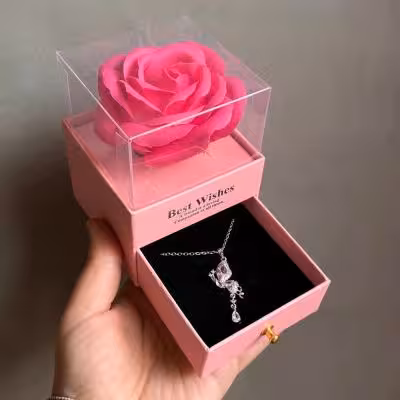 جعبه نیم ستی رز جاودان اقتصادی با بگ دستی