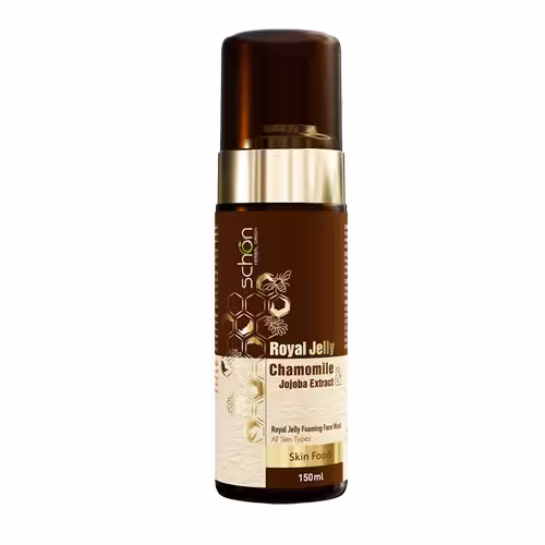 فوم شستشوی صورت ژل رویال شون | schon royal jelly foaming face wash