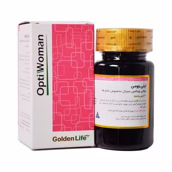 قرص اپتی وومن گلدن لایف بسته 30 عددی