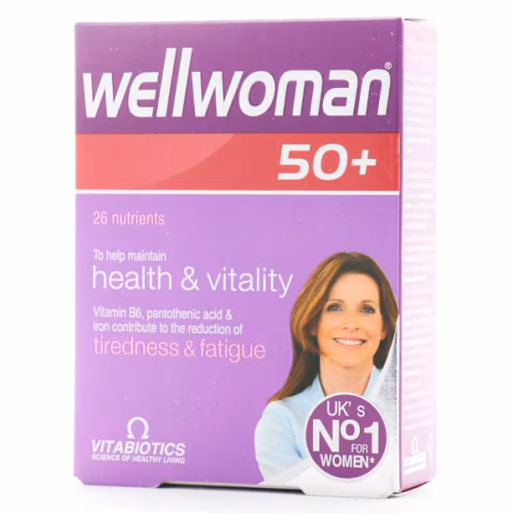 قرص ول وومن 50 سال به بالا ویتابیوتیکس | Vitabiotics Wellwoman 50