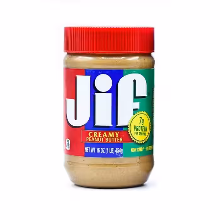 کره بادام زمینی کرمی 454 گرم جیف Jif Creamy