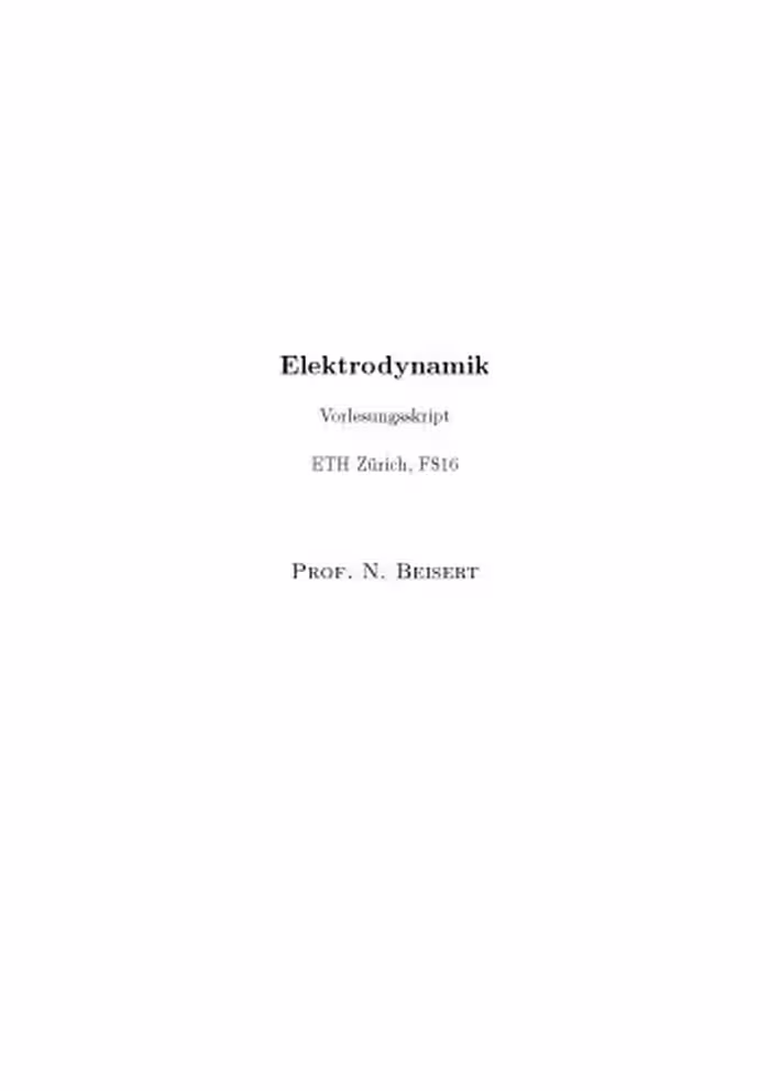 خرید و دانلود نسخه کامل کتاب Elektrodynamik