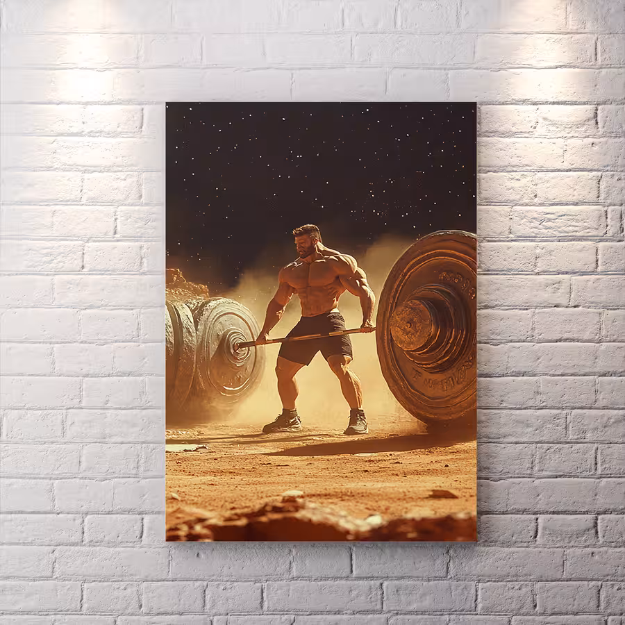 تابلو شاسی طرح باشگاه بدنسازی HQCs-2360