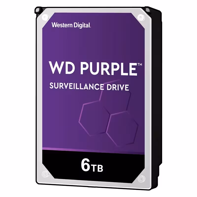 هارد اینترنال وسترن دیجیتال مدل Purple ظرفیت 6 ترابایت