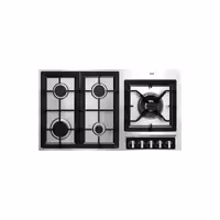 اجاق گاز استیل 5 شعله (multi step) کن مدل 513M