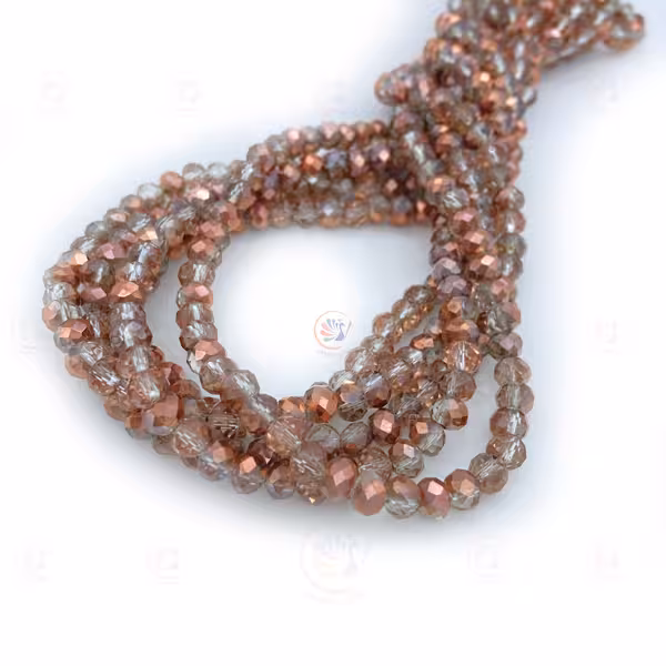 کریستال سنگی سایز 6(مسی دو رنگ)