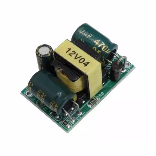 ماژول تغذیه سوئیچینگ مبدل 220 ولت AC به 12 ولت DC با جریان 450MA