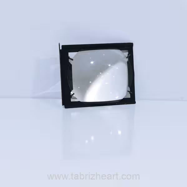 عدسی تخت کاو با قاب cm7.4* 6.3