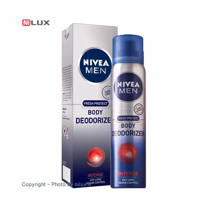 اسپری بدن دئودورایزر مردانه نیوآ مدل Intense حجم 120 میلی لیتر