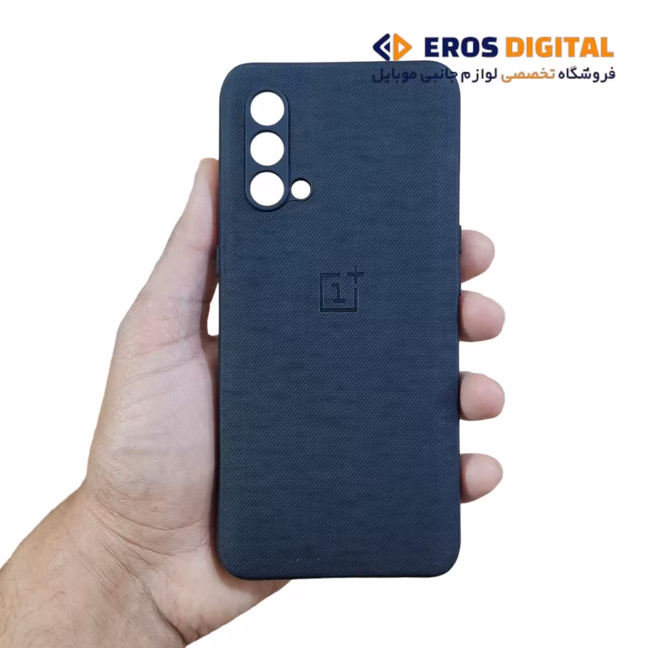 قاب گوشی OnePlus Nord CE 5G طرح سیلیکونی پشت پارچه ای