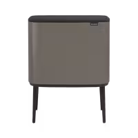 سطل زباله 23 11 لیتر چهارپایه پلاتینیوم برابانتیا brabantia