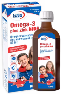 شربت امگا 3-پلاس زینک کیدز یوروویتال (200 میلی لیتر)