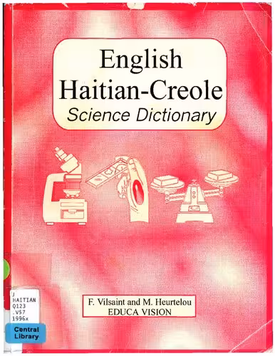 خرید و دانلود نسخه کامل کتاب English Haitian-Creole Science Dictionary