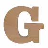 دکوری مدل حرف G چوبی