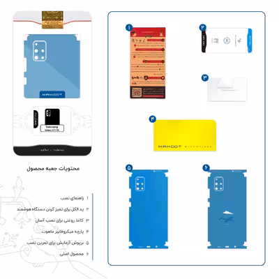 برچسب پوششی ماهوت مدل Minimal Paper Airplane-FullSkin مناسب برای گوشی موبایل سامسونگ Galaxy A71 5G
