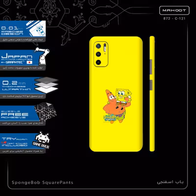 برچسب پوششی ماهوت مدل SpongeBob SquarePants-FullSkin مناسب برای گوشی موبایل شیائومی Poco M3 Pro 5G