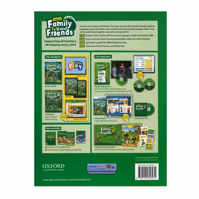 کتاب Family And Friends Second Edition اثر Tamzin Thompson And Naomi Simmons انتشارات الوندپویان 4 جلدی