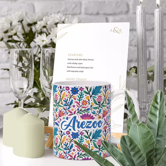 ماگ رژارت مدل لیوان شخصی آرزو