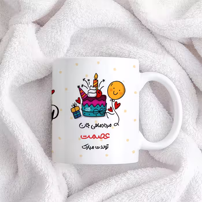 ماگ حس آمیزی طرح مردادماهی جان مدل عصمت