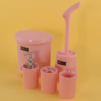 ست سرویس بهداشتی 5 پارچه بازن مدل PJ-108228
