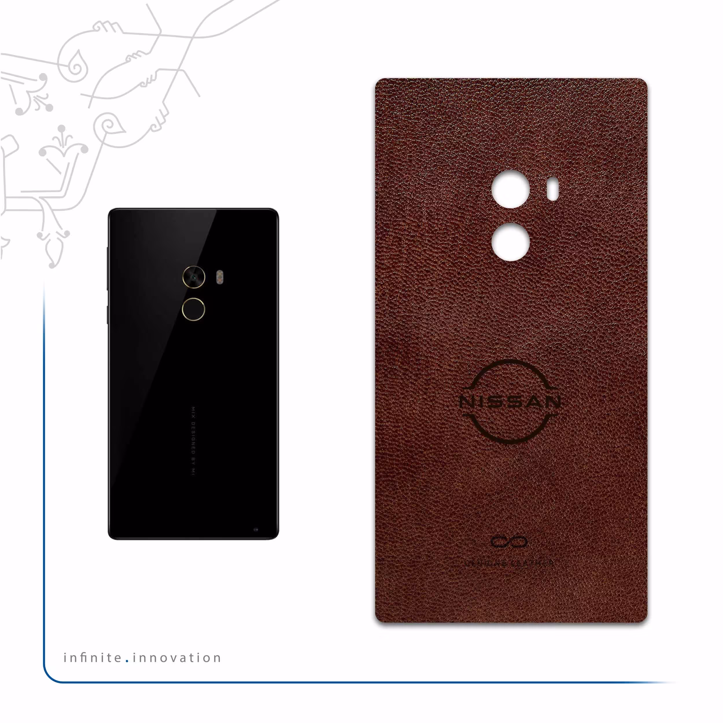 برچسب پوششی ماهوت مدل NL-NSSN مناسب برای گوشی موبایل شیائومی Mi Mix