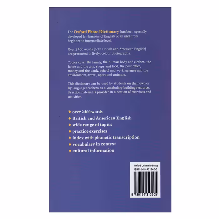 کتاب Oxford Photo Dictionary Practice Exercises For Classroom Use Or Self-Study اثر جمعی از نویسندگان انتشارات الوندپویان