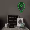 چراغ دیواری نئون دیزاین طرح Location-BL_GR