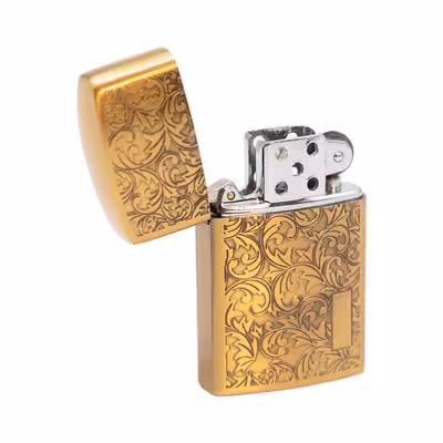 ست هدیه فندک و زیرسیگاری لایتر مدل حکاکی