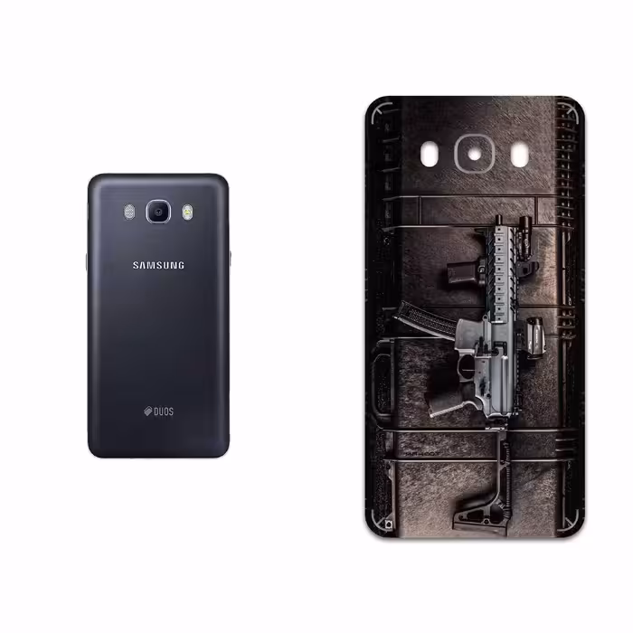 برچسب پوششی ماهوت مدل Gun مناسب برای گوشی موبایل سامسونگ Galaxy J7 2016
