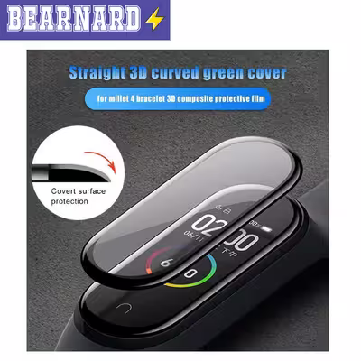 محافظ صفحه نمایش نانو برنارد مدل NBR مناسب برای ساعت هوشمند شیائومی Mi Band 4
