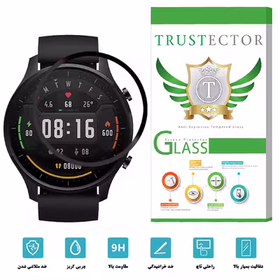 محافظ صفحه نمایش تراستکتور مدل PMTA-Glass مناسب برای ساعت هوشمند شیائومی Mi Watch Color Sports