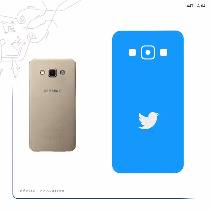 برچسب پوششی ماهوت مدل Tweeter مناسب برای گوشی موبایل سامسونگ Galaxy A3