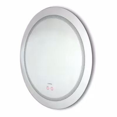 آینه گلسموند مدل دایره آرایشی بک لایت هوشمند کد CBLBSM