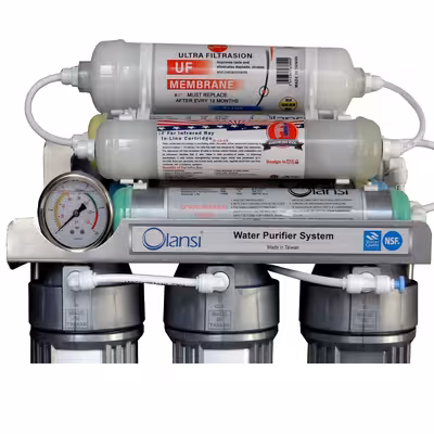 دستگاه تصفیه کننده آب اولانسی مدل CHROME A1050 به همراه فیلتر کد 01 مجموعه 3 عددی