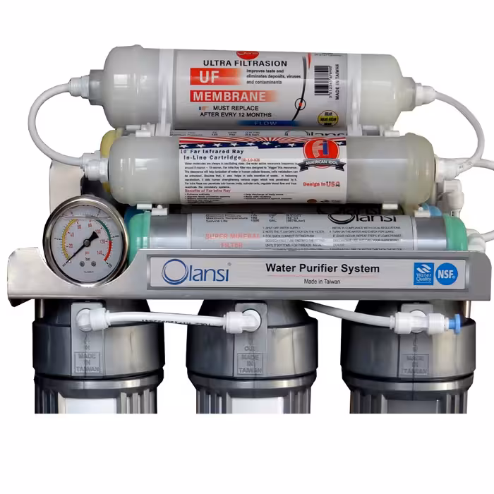 دستگاه تصفیه کننده آب اولانسی مدل CHROME A1050 به همراه فیلتر کد 01 مجموعه 3 عددی