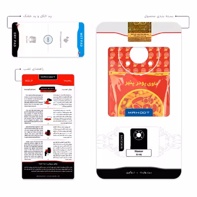 برچسب پوششی ماهوت مدل Puffy Nostalgia مناسب برای گوشی موبایل آنر X9 4G