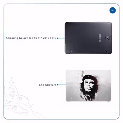 برچسب پوششی ماهوت مدل Che-Guevara مناسب برای تبلت سامسونگ Galaxy Tab S2 9.7 2015 T810