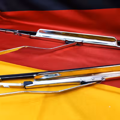 تیغه و بازویی برف پاک کن خودرو مدل استیل کد DOUL-ST مناسب برای پژو 405 بسته 4 عددی