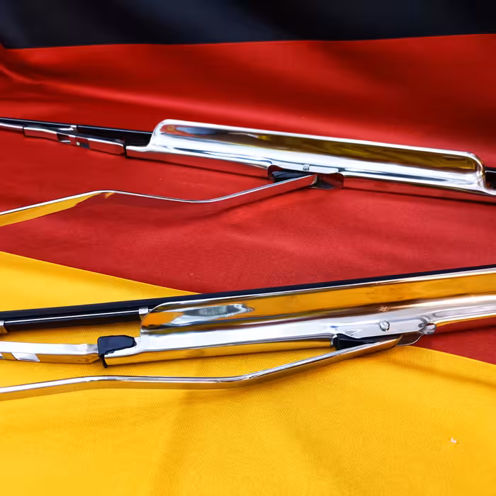 تیغه و بازویی برف پاک کن خودرو مدل استیل کد DOUL-ST مناسب برای پژو 405 بسته 4 عددی