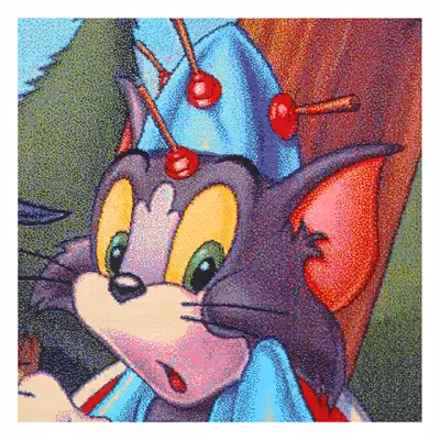 فرش ماشینی افرند مدل تام و جری کد 123