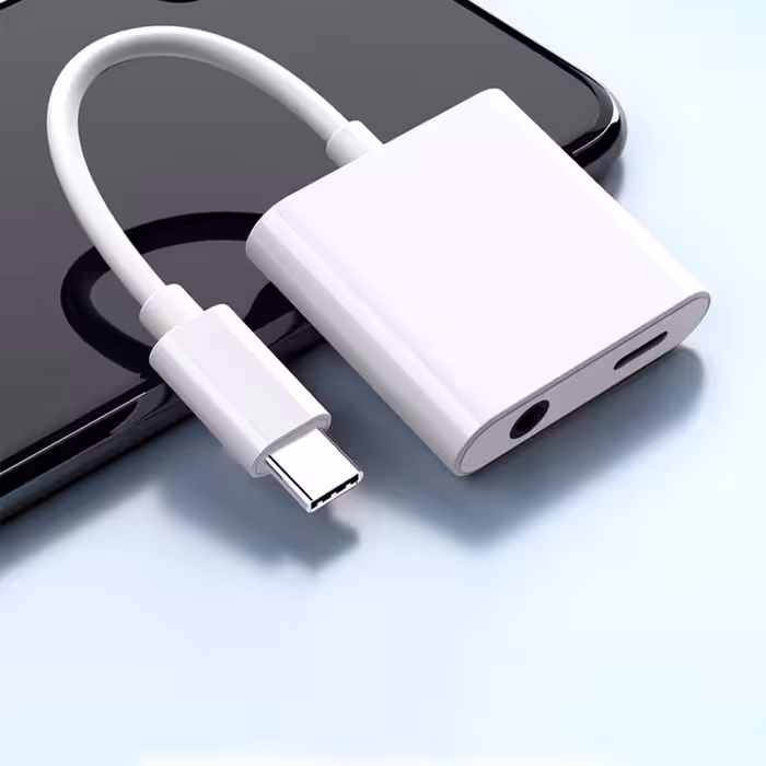 مبدل USB-C به  USB-C/AUX مدل K6