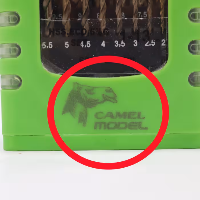 مته آهن کبالت مدل کمل کد YP-W-HSS مجموعه 25 عددی