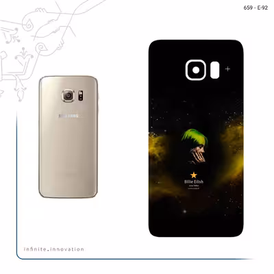 برچسب پوششی ماهوت مدل Billie Eilish مناسب برای گوشی موبایل سامسونگ Galaxy S6 Edge Plus