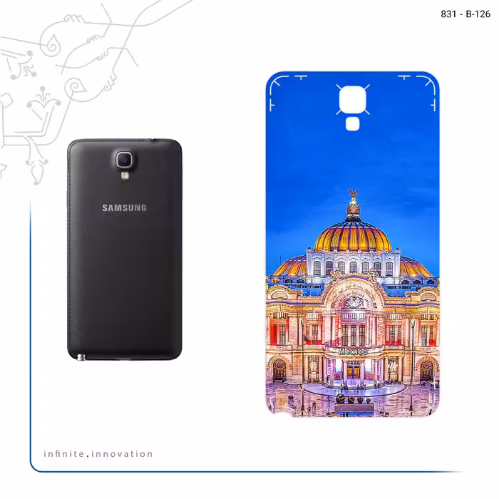 برچسب پوششی ماهوت مدل Mexico City مناسب برای گوشی موبایل سامسونگ Galaxy Note 3 Neo