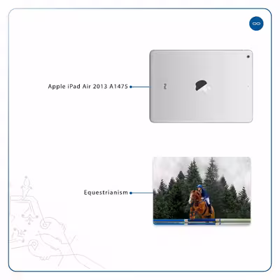 برچسب پوششی ماهوت مدل Equestrianism مناسب برای تبلت اپل iPad Air 2013 A1475