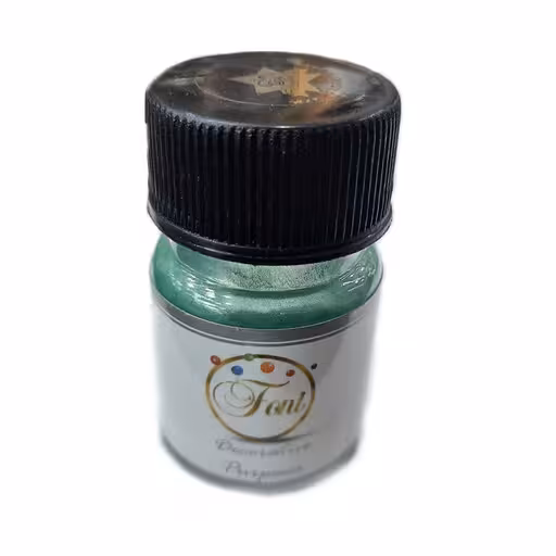 رنگ پودری سبز فونت اصلی 10 گرمی (مخصوص رنگ کردن روی کیک، دسر، فوندانت و ...)