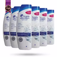 6 عدد شامپو هد اند شولدرز Head & Shoulders مدل ضد شوره پاکیزگی روزانه Daily Clean حجم 400 میلی لیتر (اورجینال)