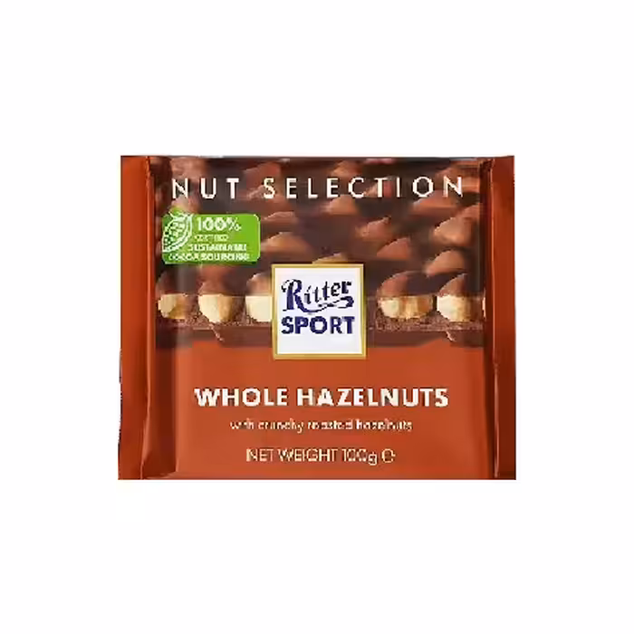 شکلات با مغز فندق ریتر اسپرت Ritter Sport