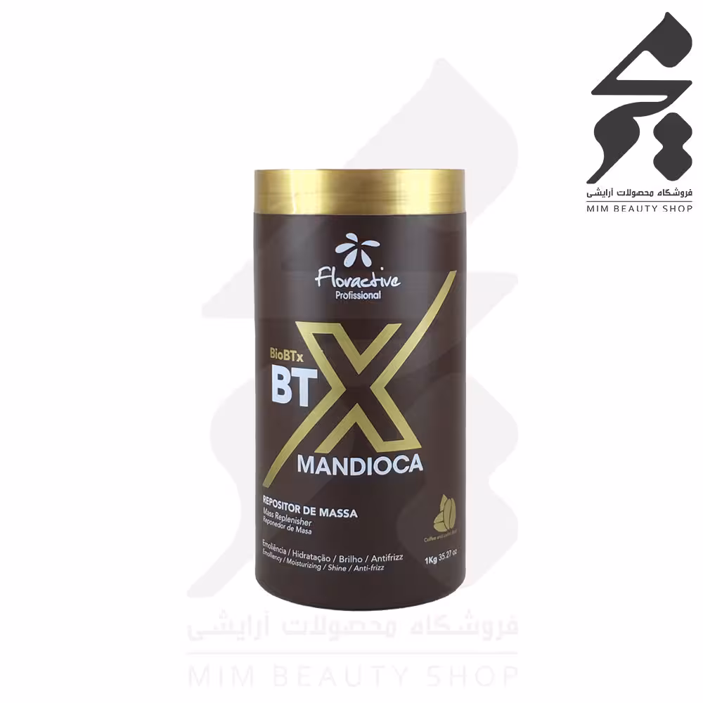 بوتاکس مو فلوراکتیو مدل biobtx mandioca حجم 1 کیلو گرم